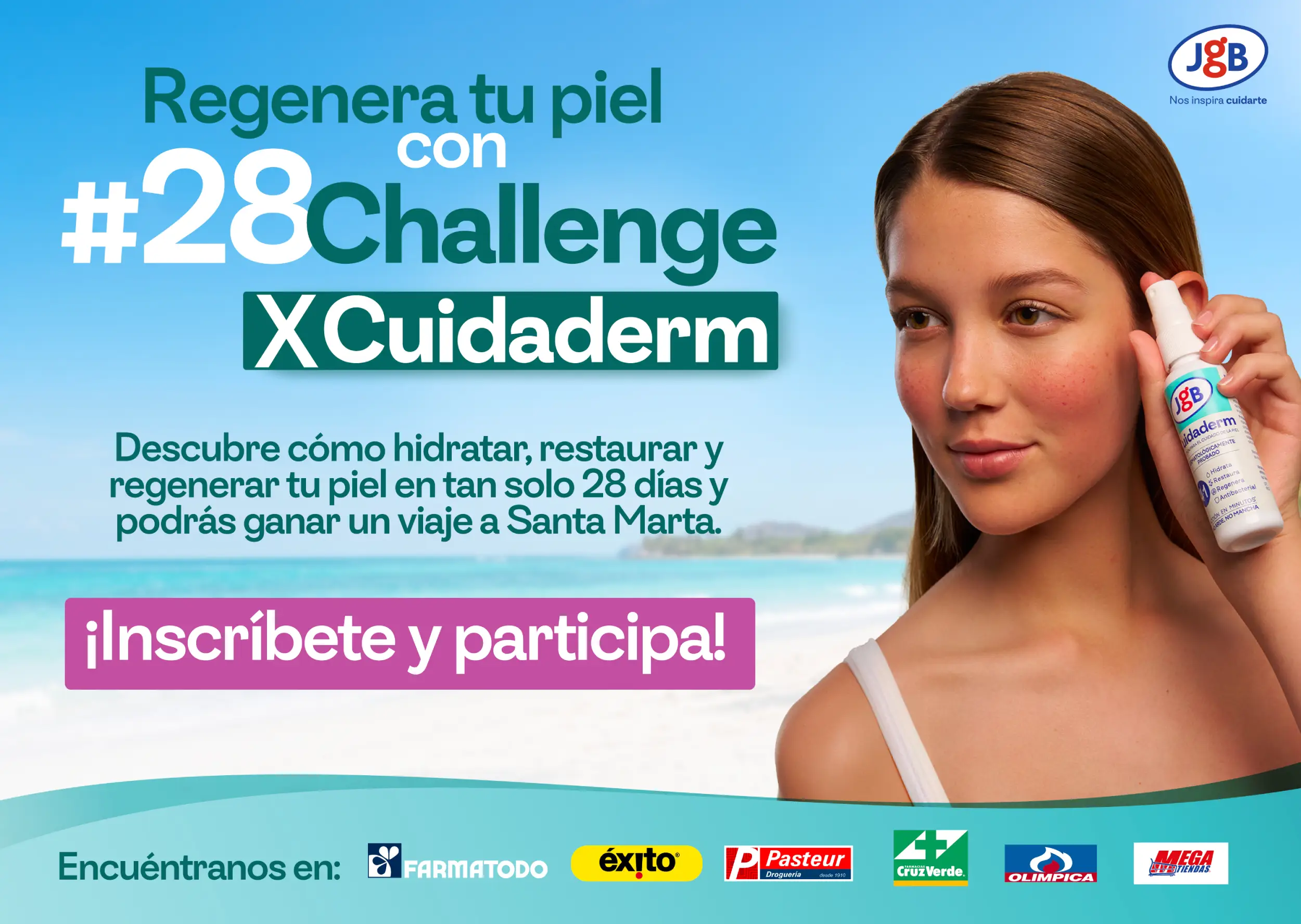 Promoción CuidaDerm - Reto 28 días